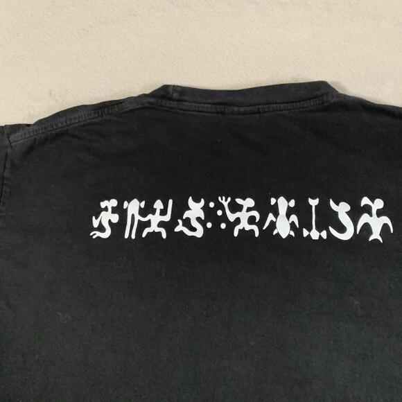 Vintage Rapa Nui Easter Island Souvenir T-Shirt XXL Moai Glyphs‎ Aito United - Picture 9 of 10